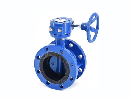Worm Gear Flanged Butterfly Valve