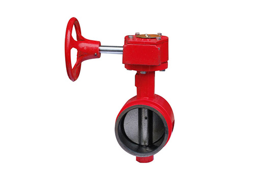 D381X Worm Gear Grooved Butterfly Valve