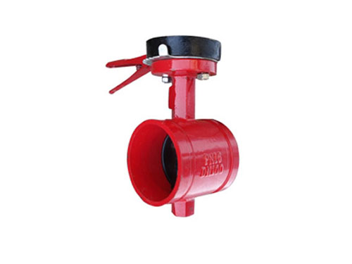 XD81X Handle Grooved Signal Butterfly Valve
