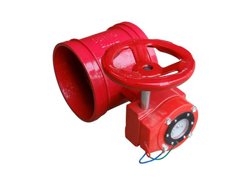 XD381X Turbine Grooved Signal Butterfly Valve